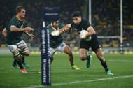 Rieko Ioane going for the corner vs The Springboks